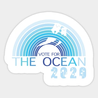 Vote For The Ocean Sticker